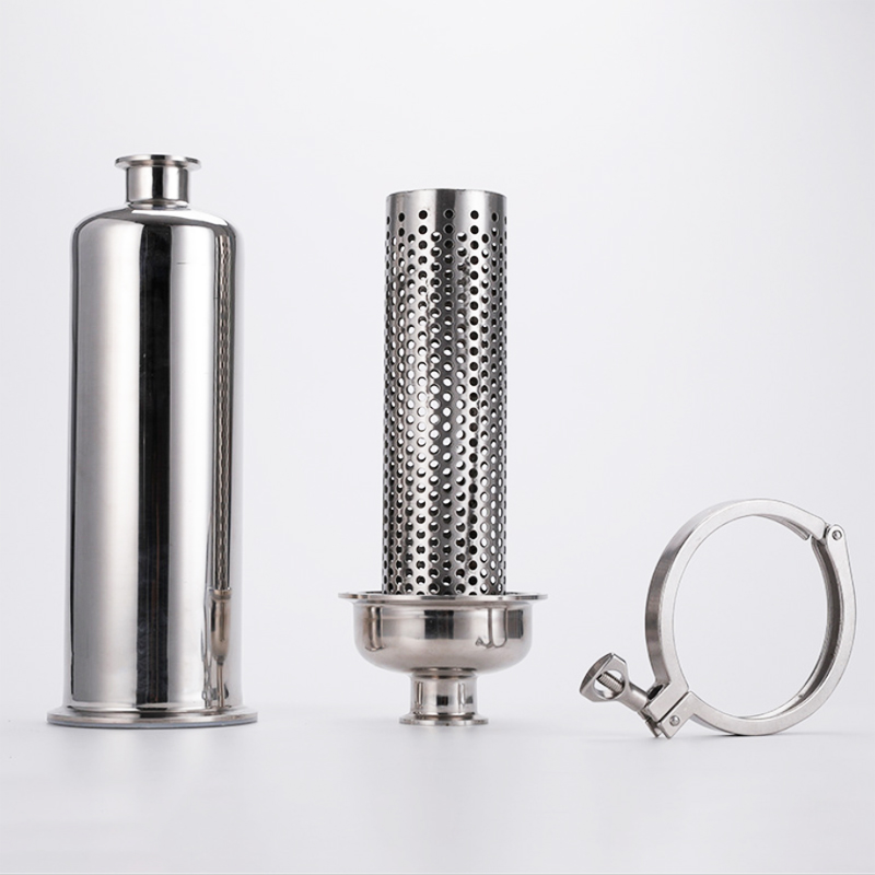 Stainless Steel Sanitary Clamped Straight Strainer