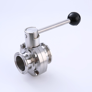 Stainless Steel 2 Inch Chemical Sanitary Butterfly Valves